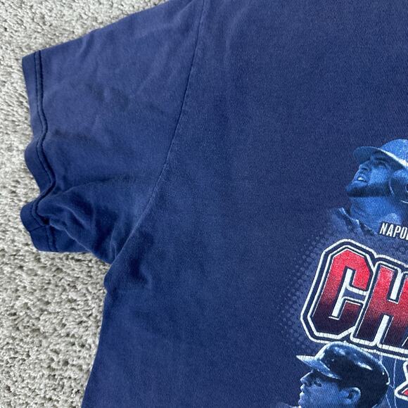 Boston Red Sox Shirt Mens XL Blue Red 2013 World Series Champions Majestic FLAW - Picture 7 of 13